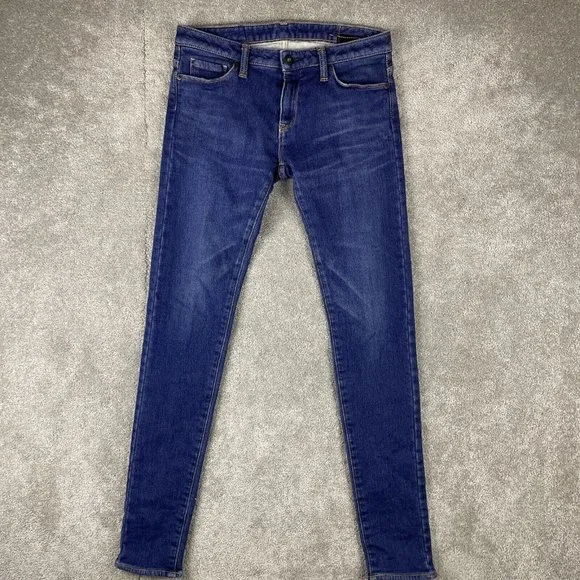 Kuro Fibro Jeans Men's/Women's Size 27 Blue Ultra Skinny Selvedge Japanese Denim